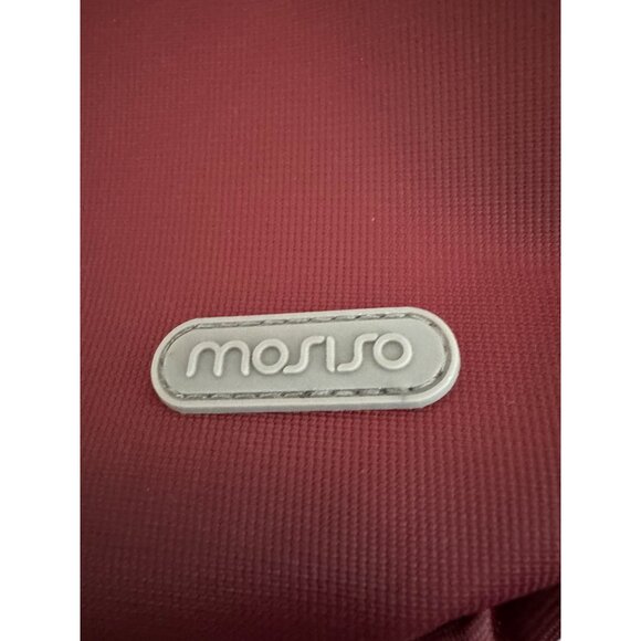 Mosiso Sling Backpack With USB Charging Port Water-Resistant Lightweight Maroon - Picture 4 of 7